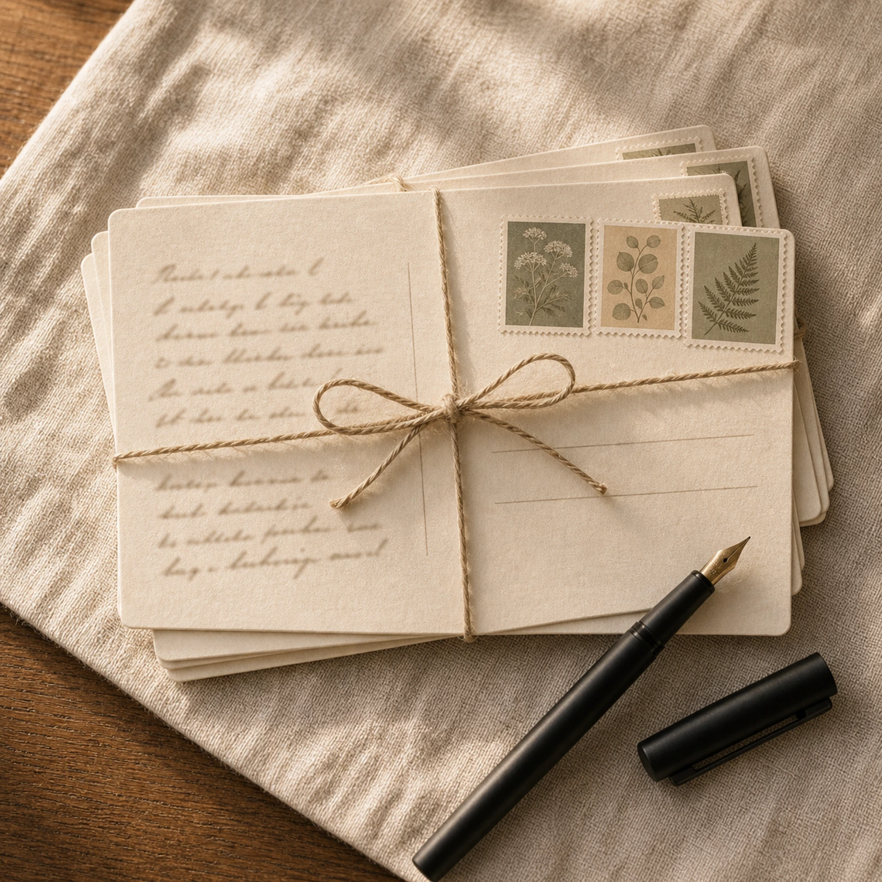 Postcards — Stamped, addressed to the grandkids